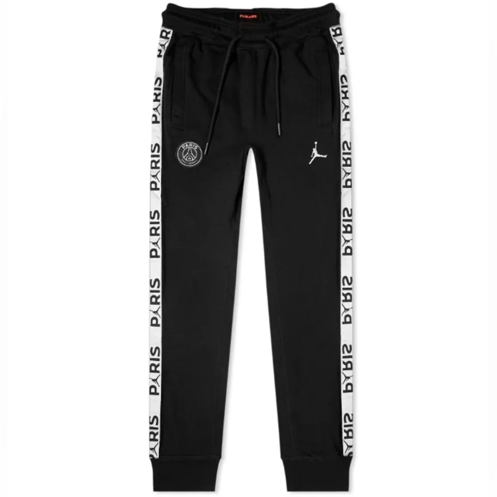 EUC Jordan x PSG Paris Saint Germain Fleece Jogger Pant BQ8348-010 Sz Medium